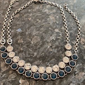 Lia Sophia crystal 2 necklace set! NWT